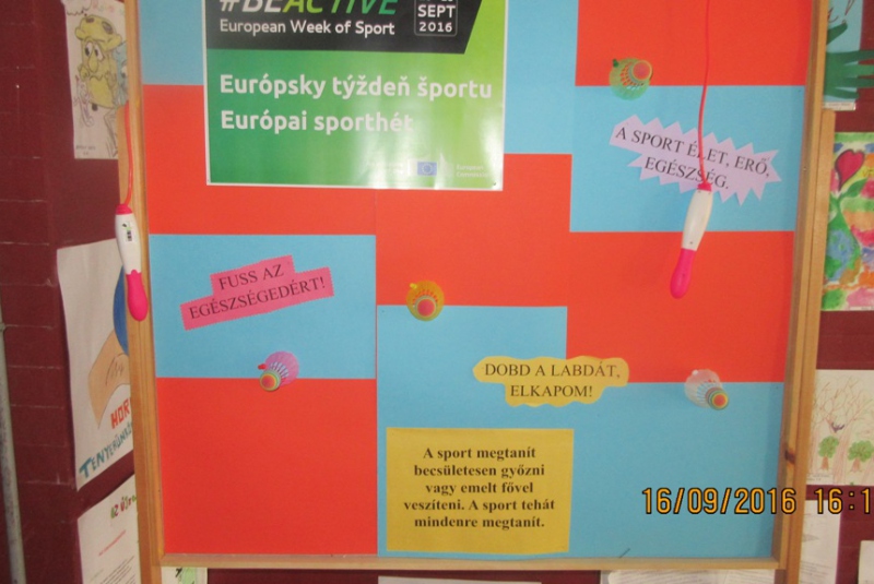 Európai sporthét, 2016.9.10 -18.